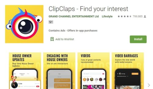 Aplikasi Clipsclaps