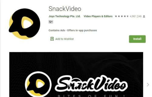 Aplikasi Snack Video